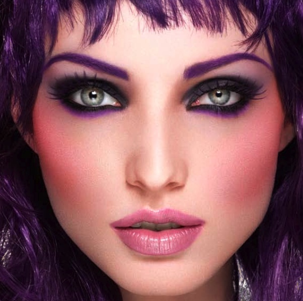 violet make up for ever