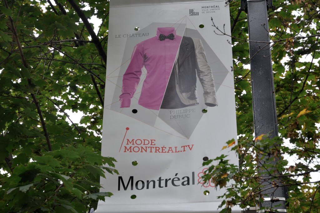 On a aussi découvert qu'à Montréal, ils aiment beaucoup la mode