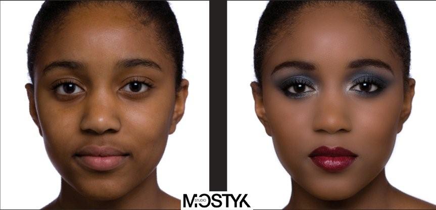 MOSTYK STUDIO look maquillage tendance métisse avant après MAKE UP ALBUM