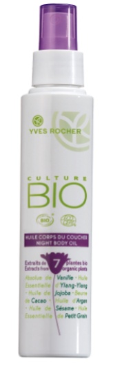 culture bio yves rocher huile corps soir