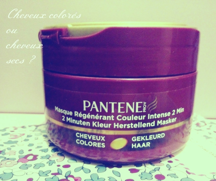 J’ai testé le masque Régénérant Couleur Intense Pantène (pour cheveux colorés)