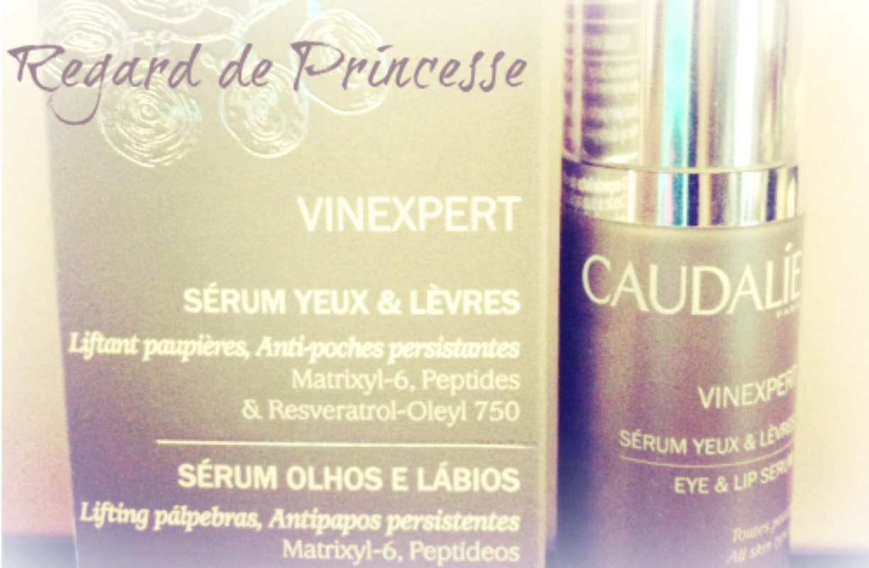 Sérum Yeux et lèvres de Caudalie, les yeux, oui, les lèvres….