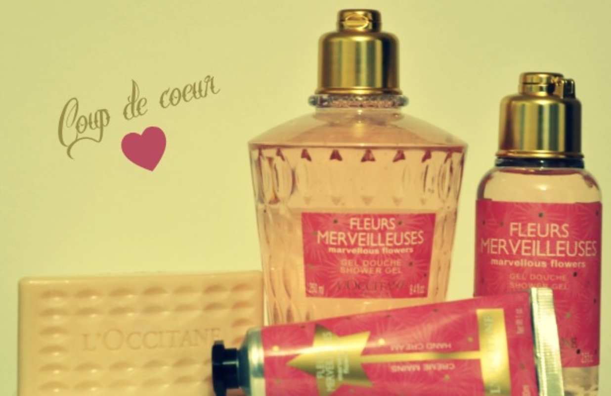 Coup de coeur : Fleurs merveilleuses de l’Occitane (c’est à la Rose, et ça me plaît quand même !)