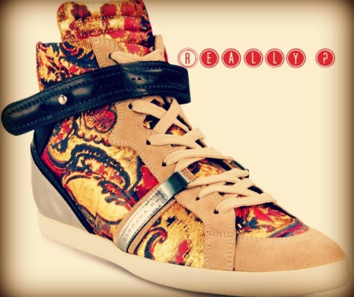 Barbara Bui s’essaye aux sneakers (prix : 575 $ et  bam)