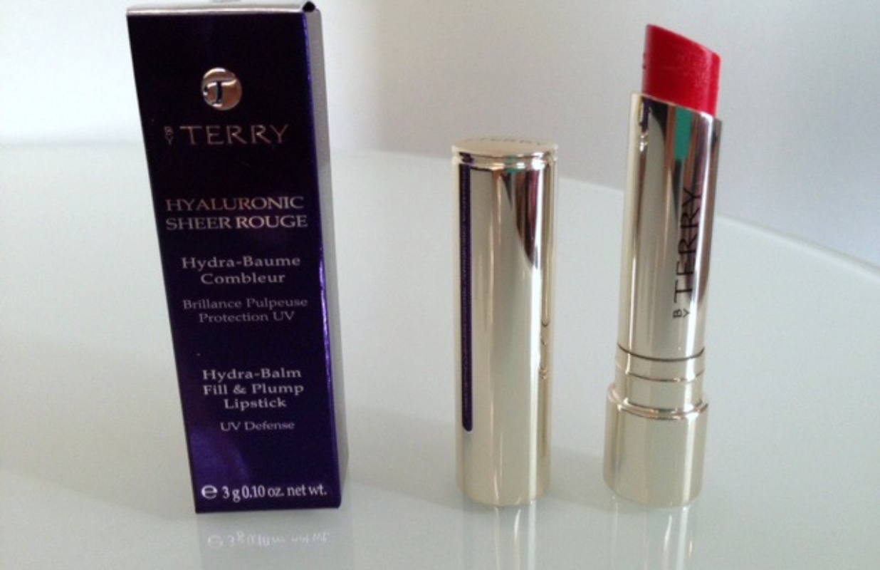 Le rouge Hyaluronic Sheer Rouge, by Terry : hydra baume (et sympa dans le froid)