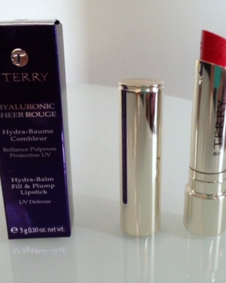 Le rouge Hyaluronic Sheer Rouge, by Terry : hydra baume (et sympa dans le froid)