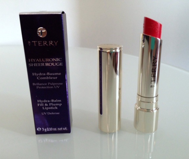 Le rouge Hyaluronic Sheer Rouge, by Terry : hydra baume (et sympa dans le froid)