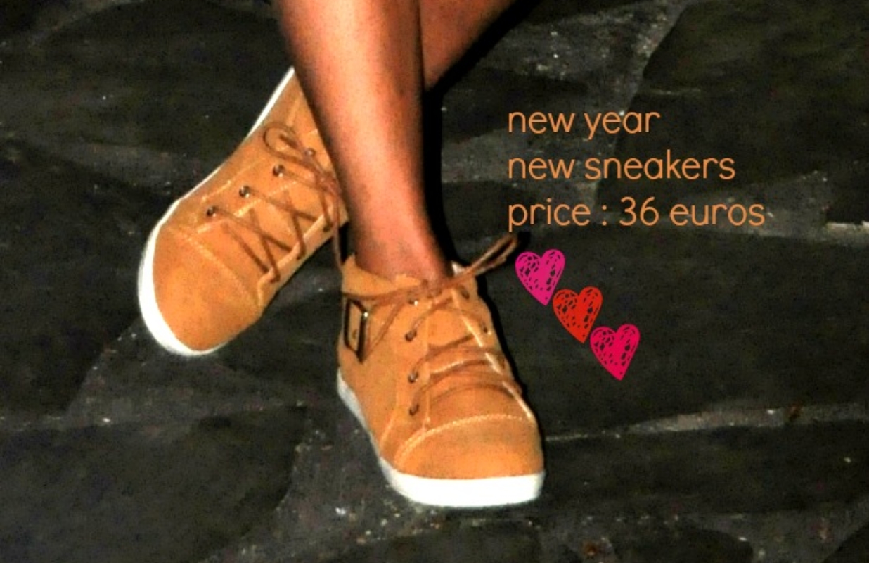 Happy New Year et mes nouvelles Sneakers à 36 euros