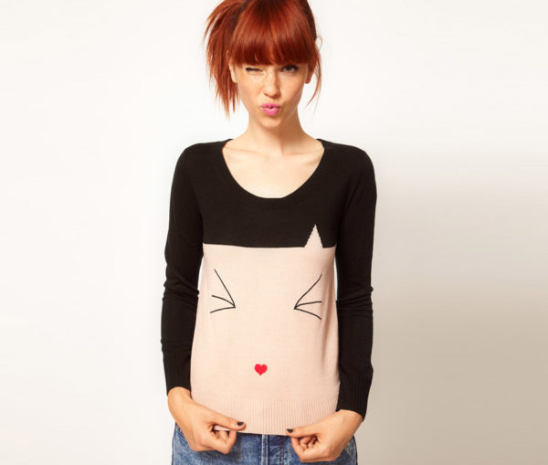 Le plus beau pull de cat lover (ou dog lover, ou music lover)