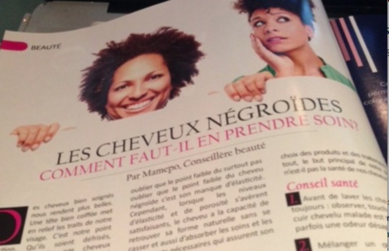 J’ai vu un article intitulé : « Les cheveux négroïdes comment en prendre soin ? » Que penser du terme Négroïdes ?