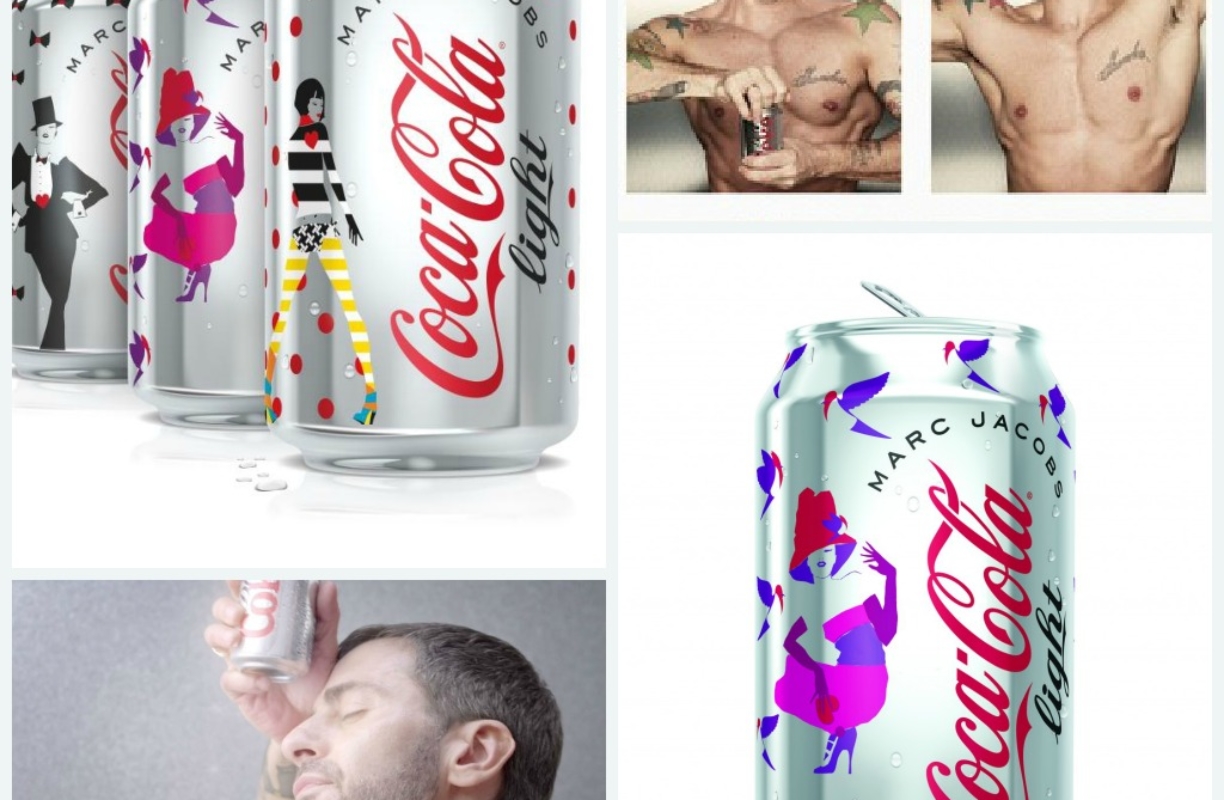 A quoi ressemble les canettes de Coca Cola Light designées par Marc Jacobs ?