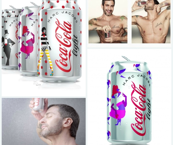 A quoi ressemble les canettes de Coca Cola Light designées par Marc Jacobs ?