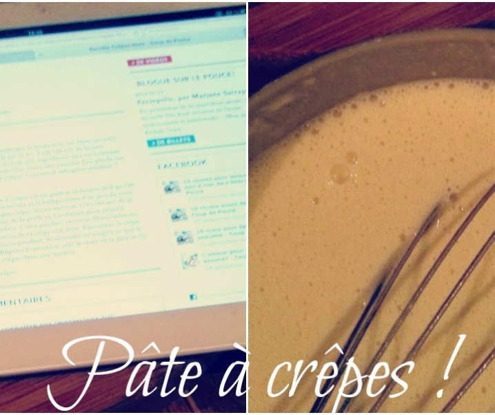 Crêpes addict : Vu comment j’en consomme, j’ai décidé de les faire plus souvent moi-même