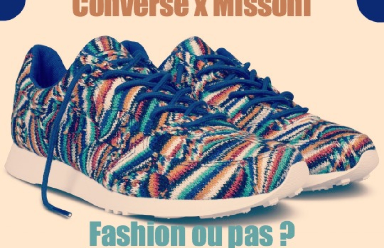 Sneakers Converse x Missoni : après tout chacun sa vision de la sneakers, du beau et du moche…