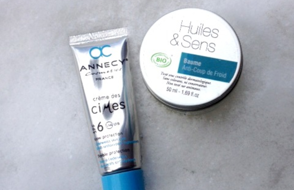 Le baume bio anti-coup de froid et la crème hydratante booster de bronzage : le test !