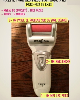 Canada – J’ai testé Micro-Pedi de Emjoi (révolution ! une pédicure pro à la maison)