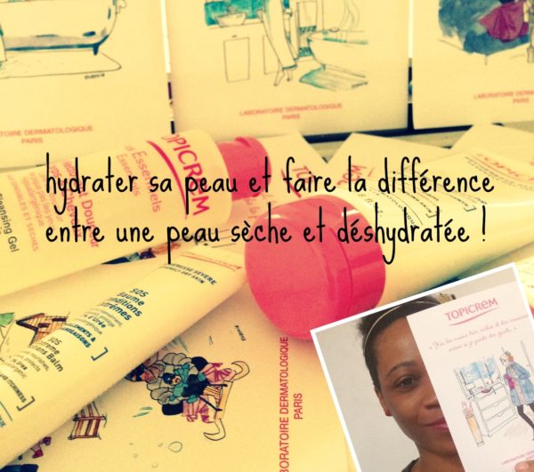 Hydrater sa peau : la différence entre peau sèche et déshydratée (plus ordonnance beauté Topicrem)