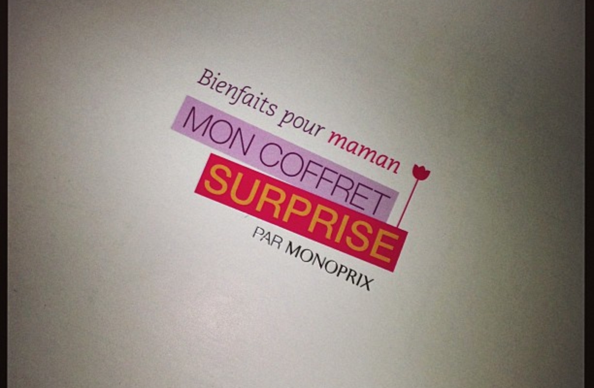 Coffret surprise Monoprix : Bienfaits pour maman