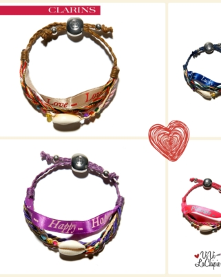 Clarins s’engage avec Hipanema (et propose un bracelet à 5 euros)