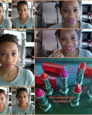 6 teintes de rouges à lèvres pour les peaux noires et métissées (petits prix et maxi couleurs chez Gemey)