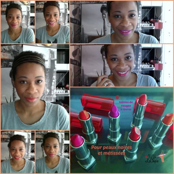 6 teintes de rouges à lèvres pour les peaux noires et métissées (petits prix et maxi couleurs chez Gemey)