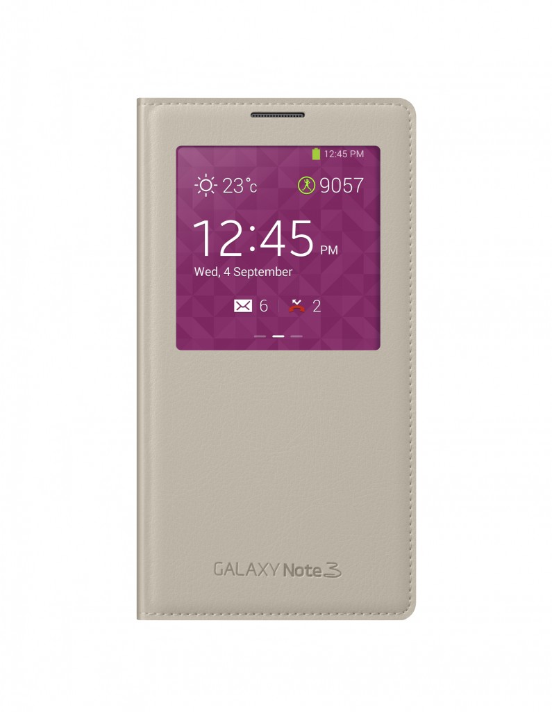 Galaxy Note3 S-view Cover_001_Front_Oatmeal Beige