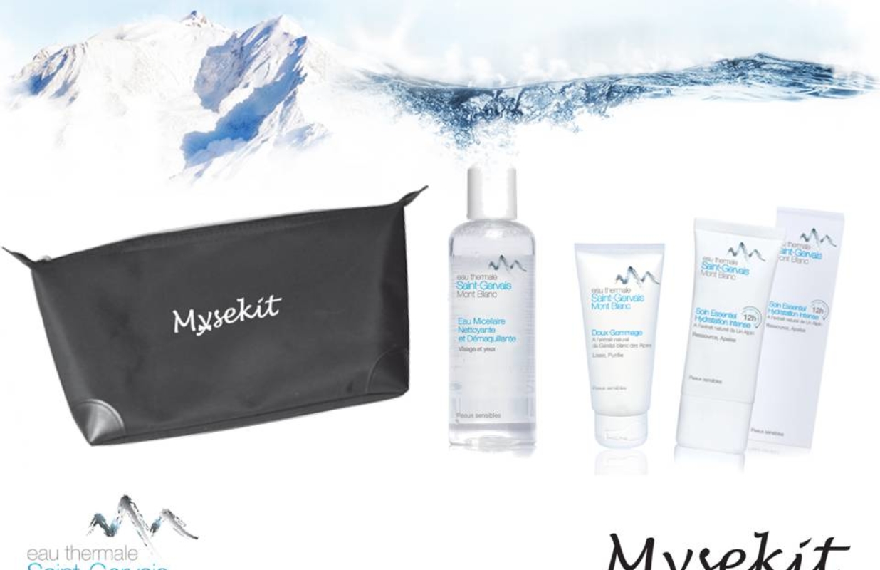 Saint Gervais Mont Blanc gagnant aux Victoires de la Beauté, et  Mysekit vous propose de gagner 3 soins pour tester la marque !
