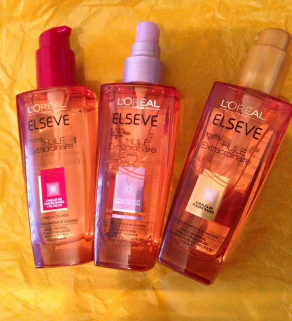 Soin capillaire : Review express des Huiles Extraordinaire Elsève et concours !