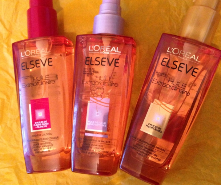 Soin capillaire : Review express des Huiles Extraordinaire Elsève et concours !
