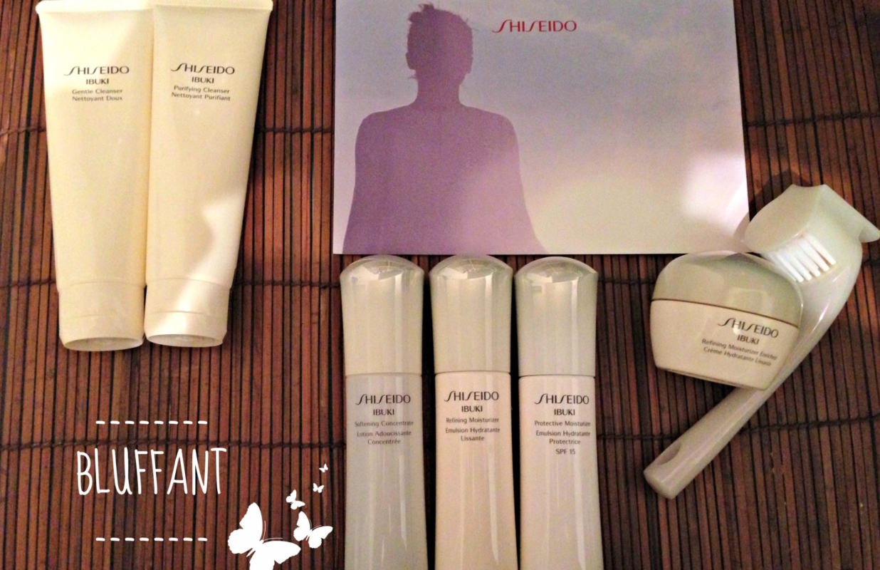 Bluffant : la gamme Ibuki Shiseido – soins visage dédiés aux 25-35 ans !