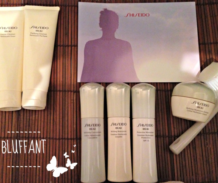Bluffant : la gamme Ibuki Shiseido – soins visage dédiés aux 25-35 ans !