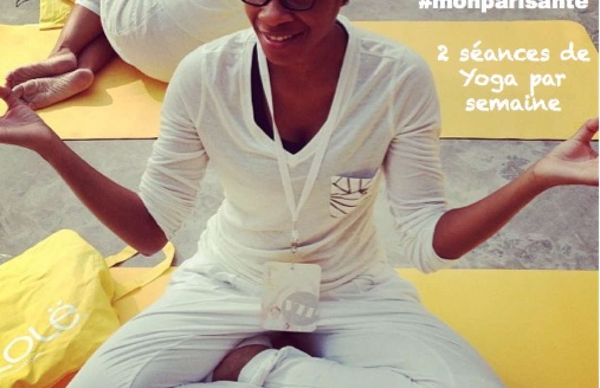 2 séances de yoga par semaine, sur un mois, c’est mon pari santé! Et vous, quel est le vôtre ? (10 000 euros à la clé)