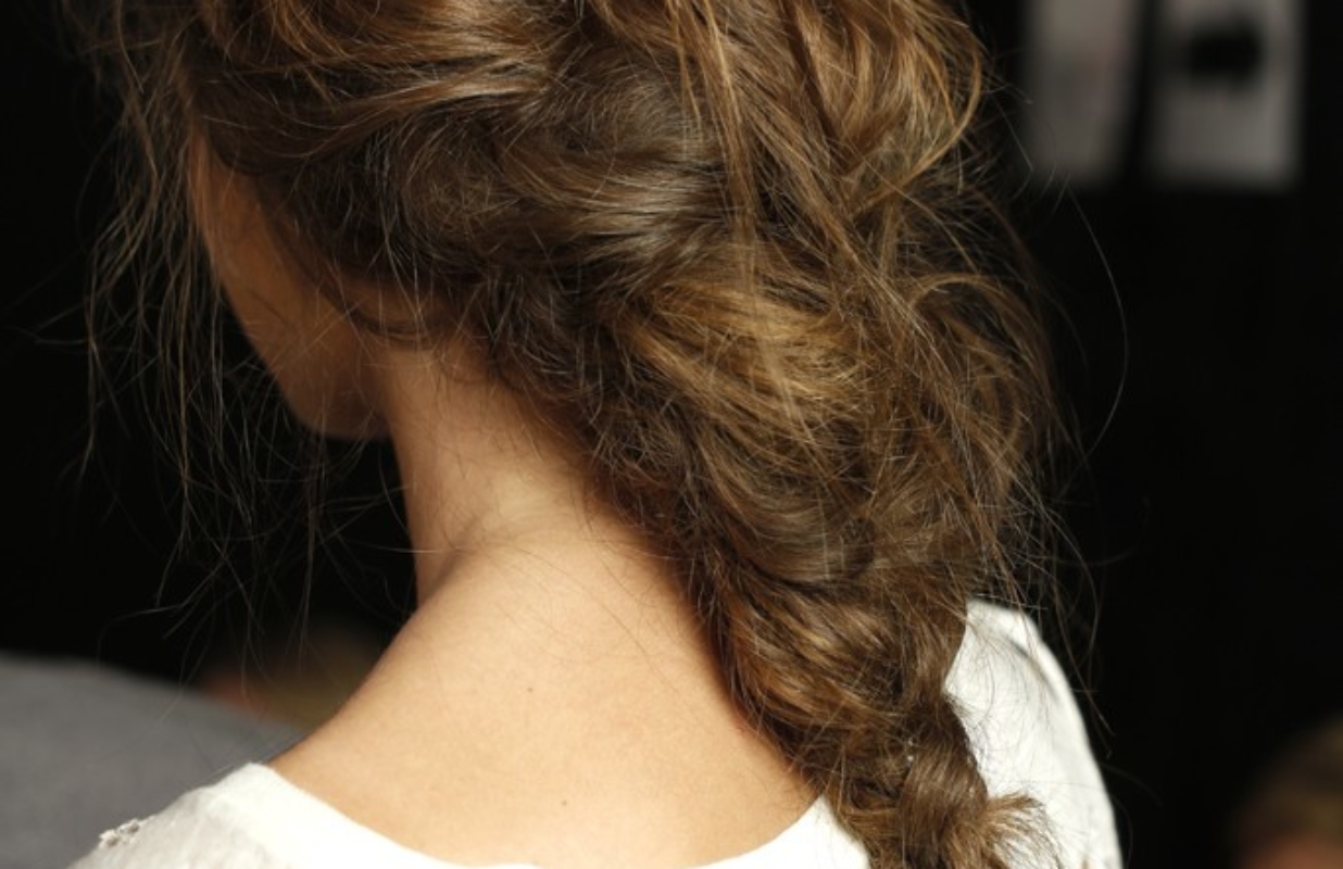 Spotted ! La tresse Belle des Champs chez Rachel Zoe #backstage #newyorkfashionweek