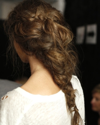 Spotted ! La tresse Belle des Champs chez Rachel Zoe #backstage #newyorkfashionweek