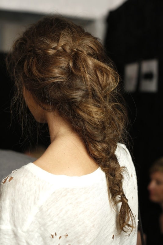 Spotted ! La tresse Belle des Champs chez Rachel Zoe #backstage #newyorkfashionweek