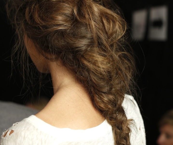 Spotted ! La tresse Belle des Champs chez Rachel Zoe #backstage #newyorkfashionweek