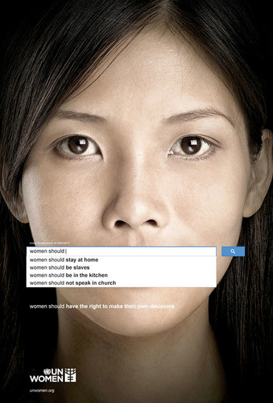 La jolie discrimination, et le sexisme envers les femmes des recherches google… #womenshould