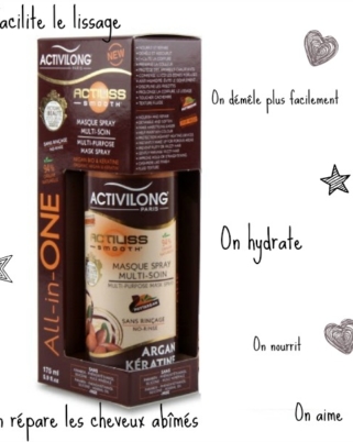 [Indispensable beauté] Masque Spray Multi-soin Actiliss d’Activilong : Pourquoi il convient à TOUS types de cheveux !