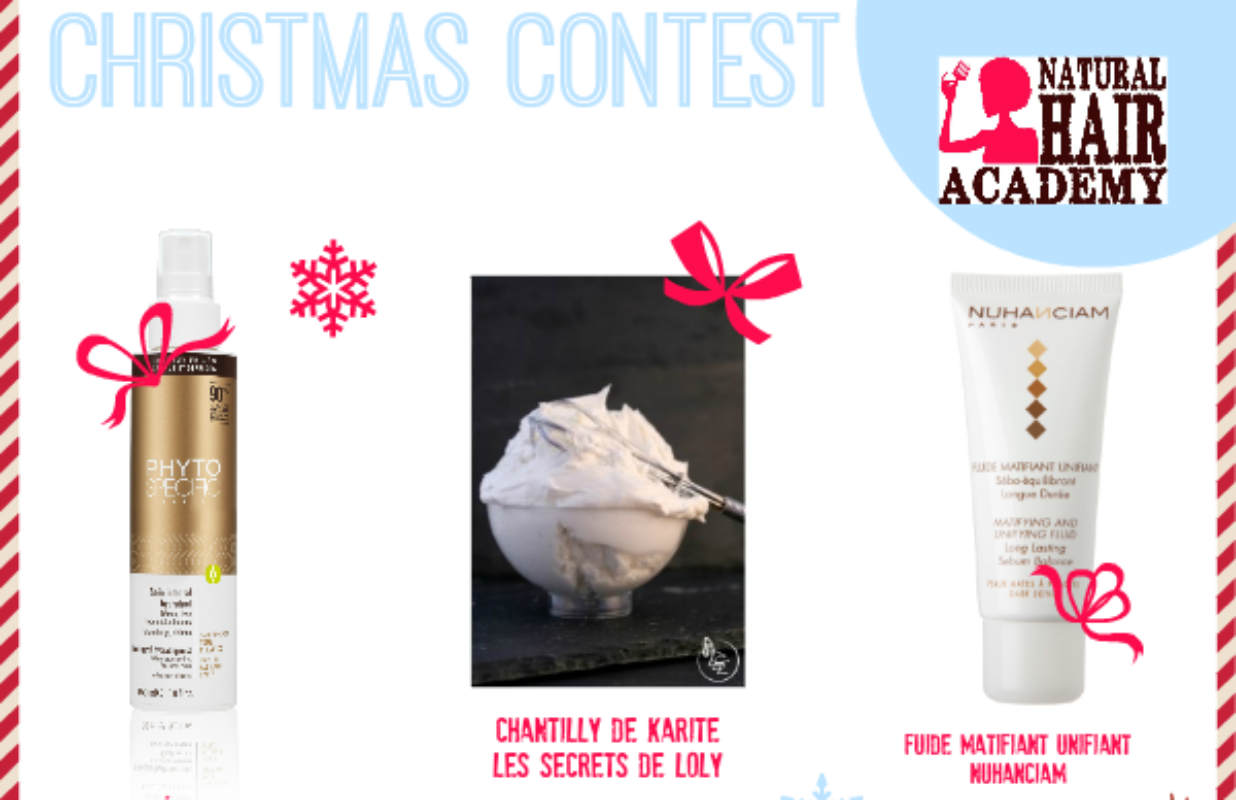 [ NATURAL HAIR ACADEMY  ]  Concours de Noël : 7 soins d’exception à gagner sur le blog !