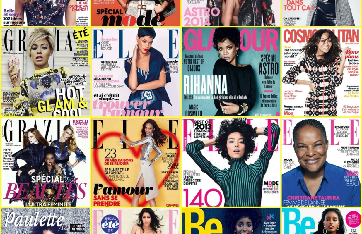 Les jolies couv des magazines féminins de 2013 – Focus #beauté #diversité (on a du boulot pour 2014….)