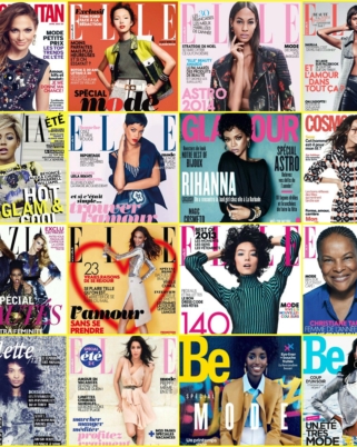 Les jolies couv des magazines féminins de 2013 – Focus #beauté #diversité (on a du boulot pour 2014….)