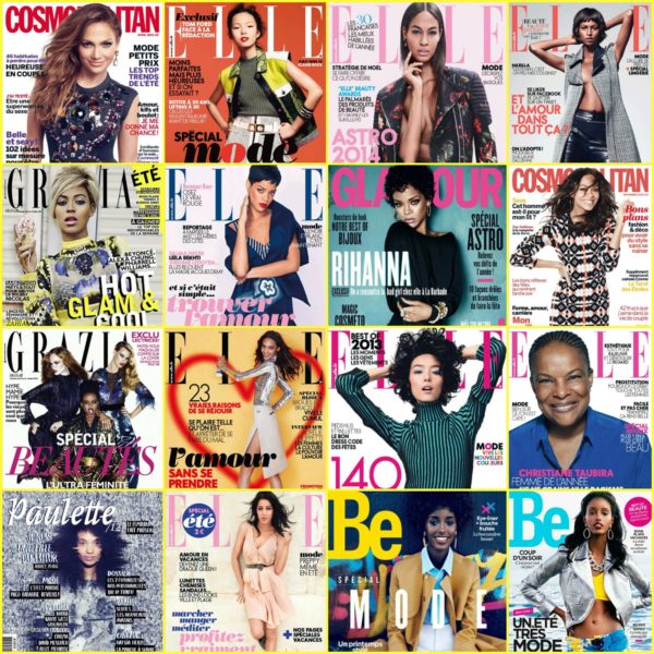 Les jolies couv des magazines féminins de 2013 – Focus #beauté #diversité (on a du boulot pour 2014….)