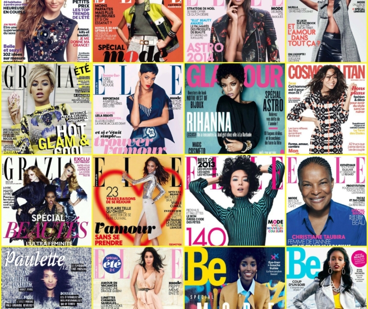 Les jolies couv des magazines féminins de 2013 – Focus #beauté #diversité (on a du boulot pour 2014….)