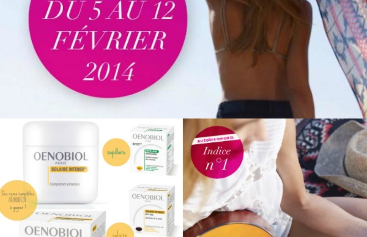 [ CONCOURS ET INTERVIEW ] : gagnez des cures complètes Oenobiol et devinez qui est la nouvelle égérie !