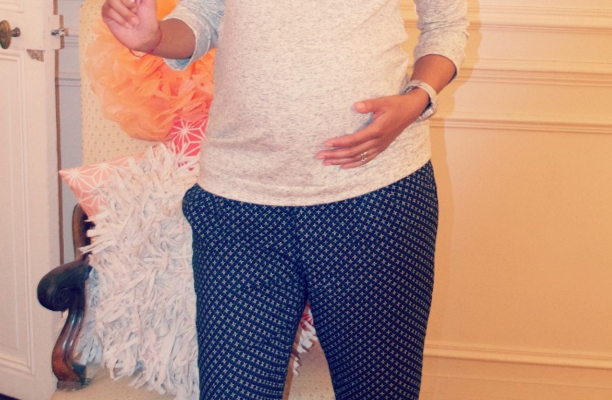Grossesse et Mode : mon look Casual et Maman Poule avec Emoi-Emoi