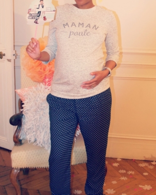 Grossesse et Mode : mon look Casual et Maman Poule avec Emoi-Emoi