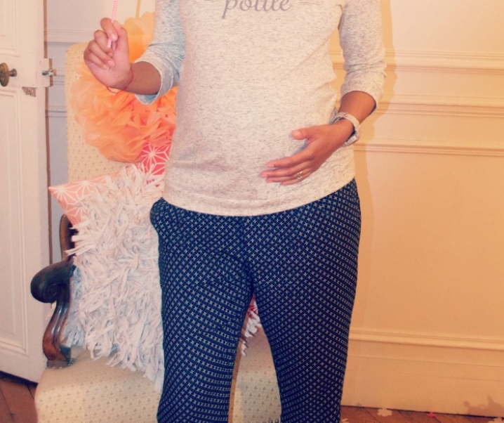 Grossesse et Mode : mon look Casual et Maman Poule avec Emoi-Emoi