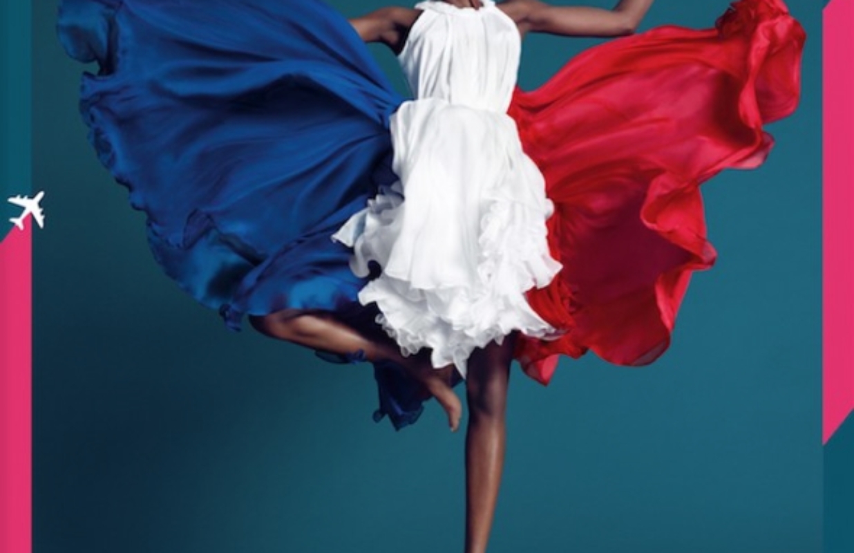Quand AIR FRANCE nous livre une Marianne noire : Joli mannequin noire pour la nouvelle campagne !