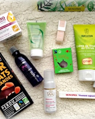 Je ne fais pas beaucoup de notes sur les box, mais la Green Box de Monoprix ! Oh   my   god !