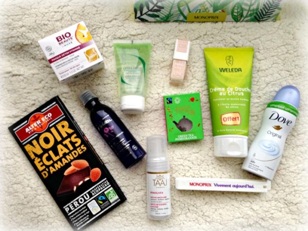Je ne fais pas beaucoup de notes sur les box, mais la Green Box de Monoprix ! Oh   my   god !